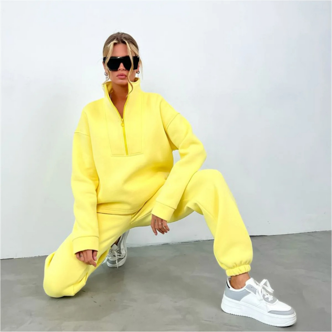Isabella - Cozy High-Neck Tracksuit Set