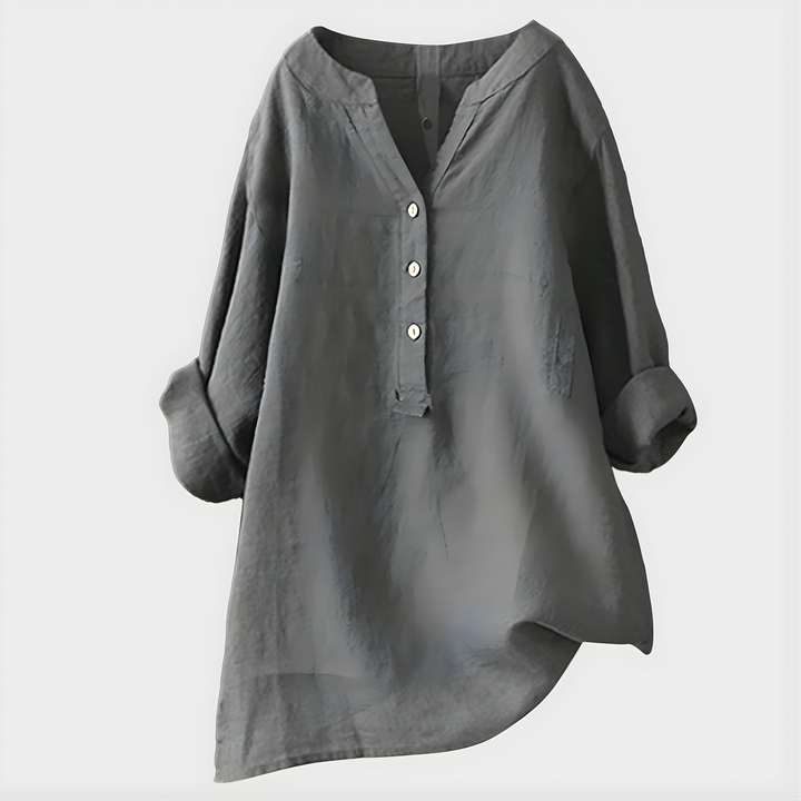 Veronique™ Elegant V-Neck Blouse