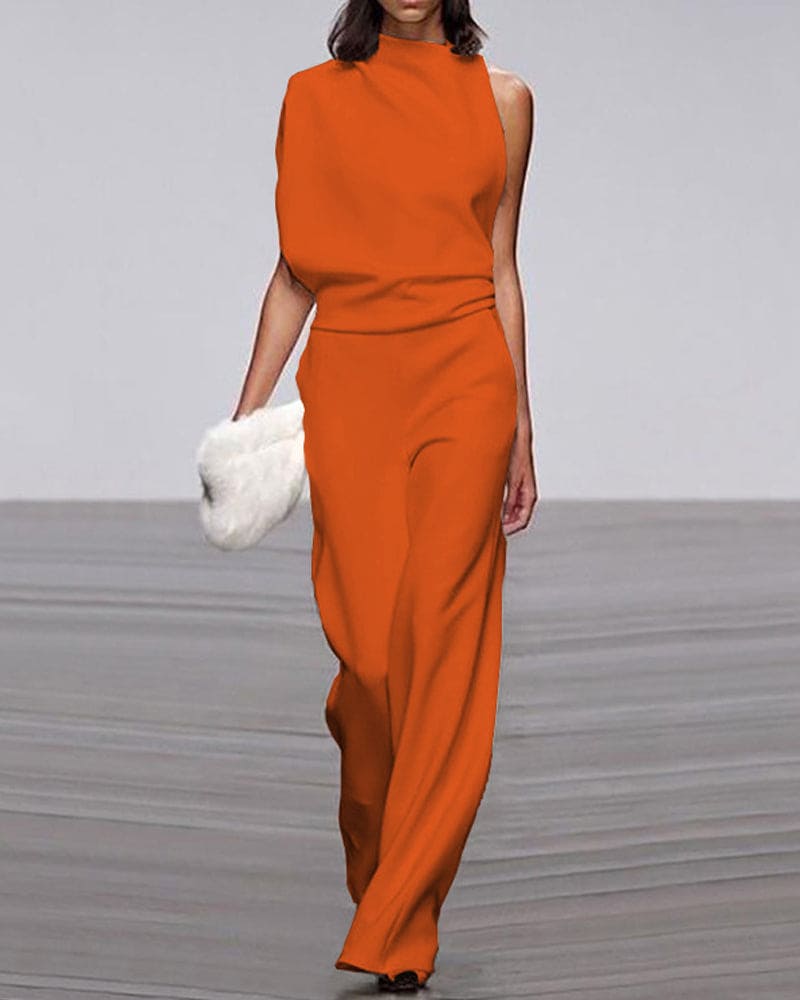 Marian - Elegant Women's Sleeveless Jumpsuit