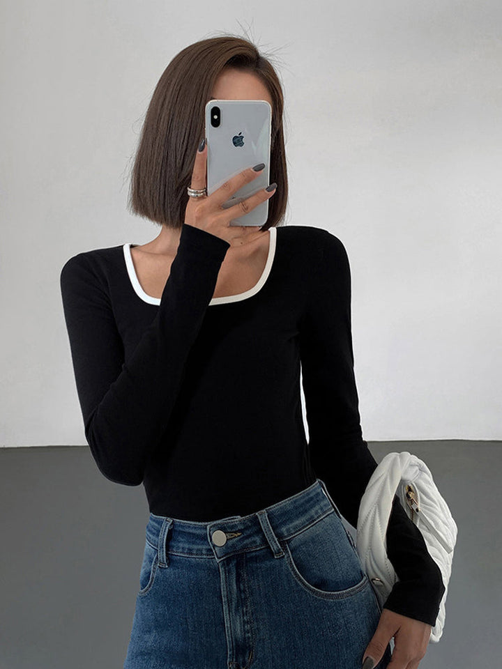 Seren French Long Sleeve Flow Top