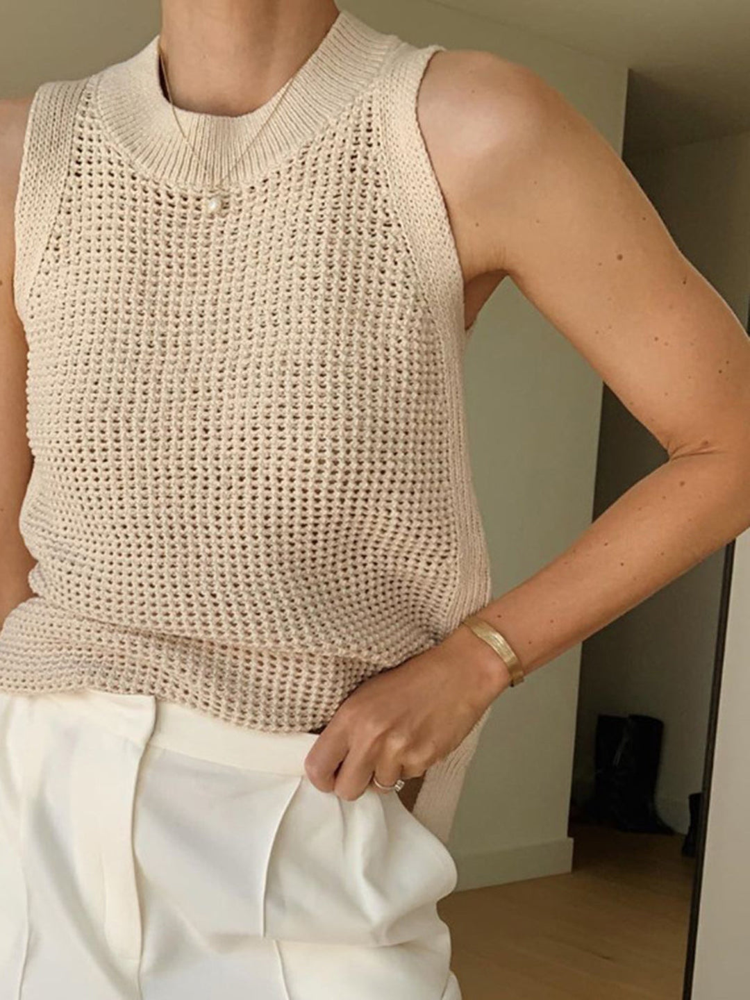Sophia Knit Layering Shirt