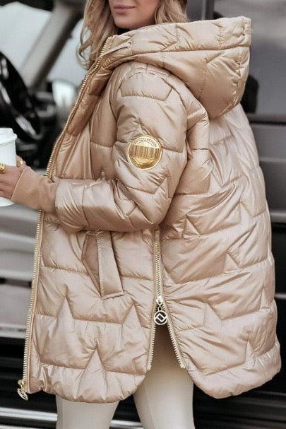 Virelle™ | Luxe Hooded Puffer Jacket