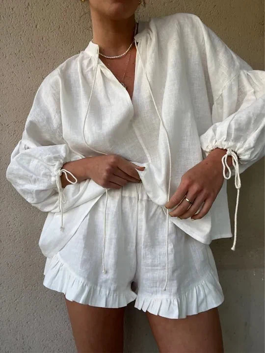 Carmen - Serene Ruffle Lounge Set