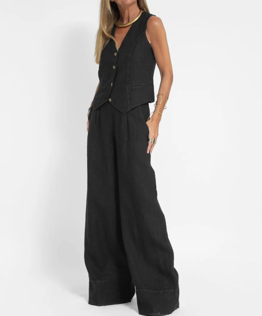 Felicity - Sleeveless Top & Trouser Set for Women