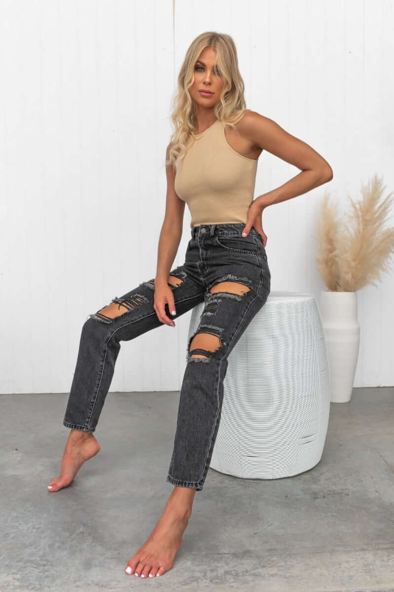 Pasha Mom Jeans
