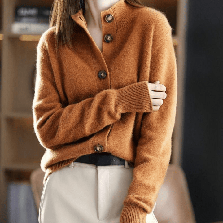 Anny™ - Luxurious Cashmere Knit Cardigan